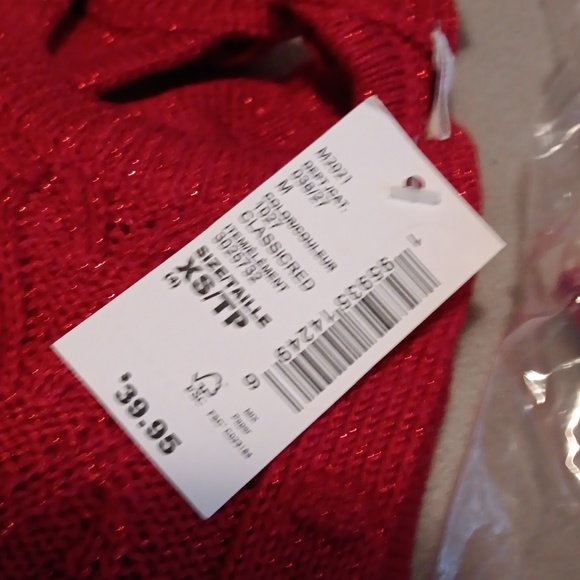 THE CHILDREN'S PLACE RED SPARKLY DRESS NWT - Picture 9 of 9